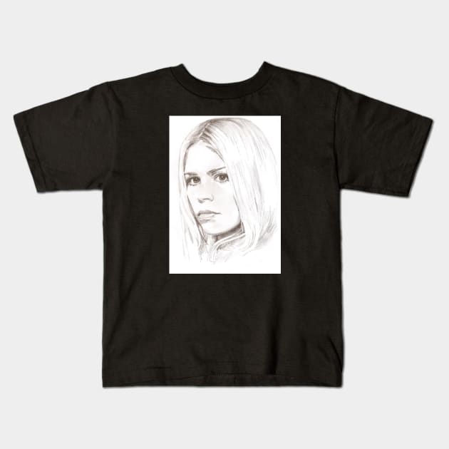 Billie Piper as Rose Kids T-Shirt by Grant Hudson